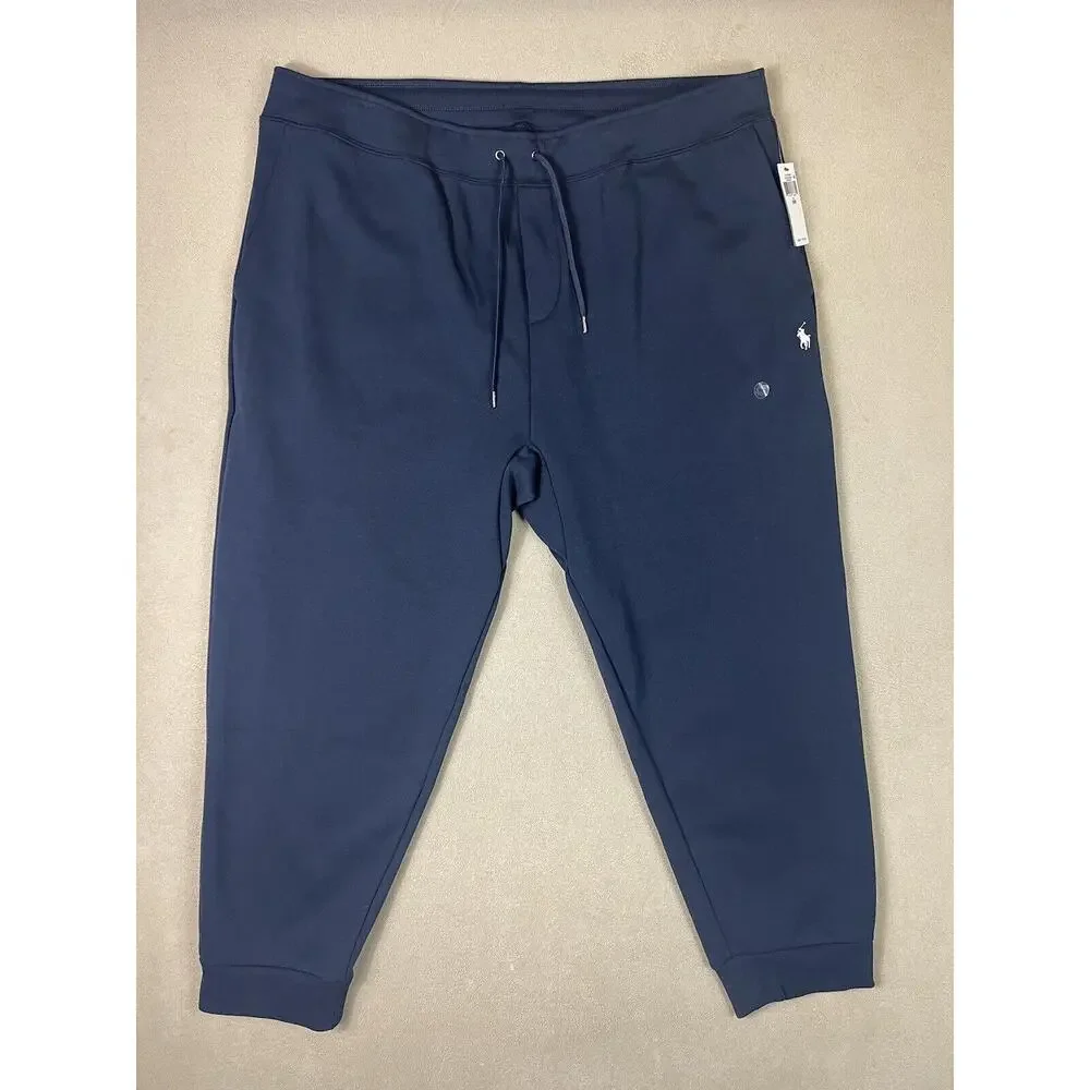 Polo Ralph Lauren‎ Pants Men 3XB Blue Tapered Plus Size Sweatpants Adult NWD